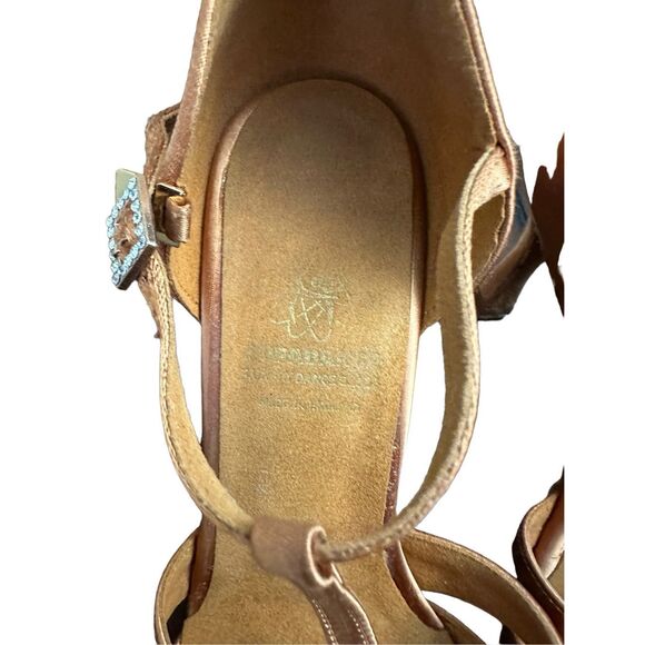 Supa Dance Dark Tan Sateen Leather designed - Picture 11 of 11